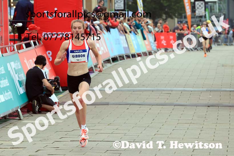 Womens 2024 UK Athletics 5k Road Champs., Newcastle/Gateshead Quayside.  Photo: David T. Hewitson/Sports for All Pics